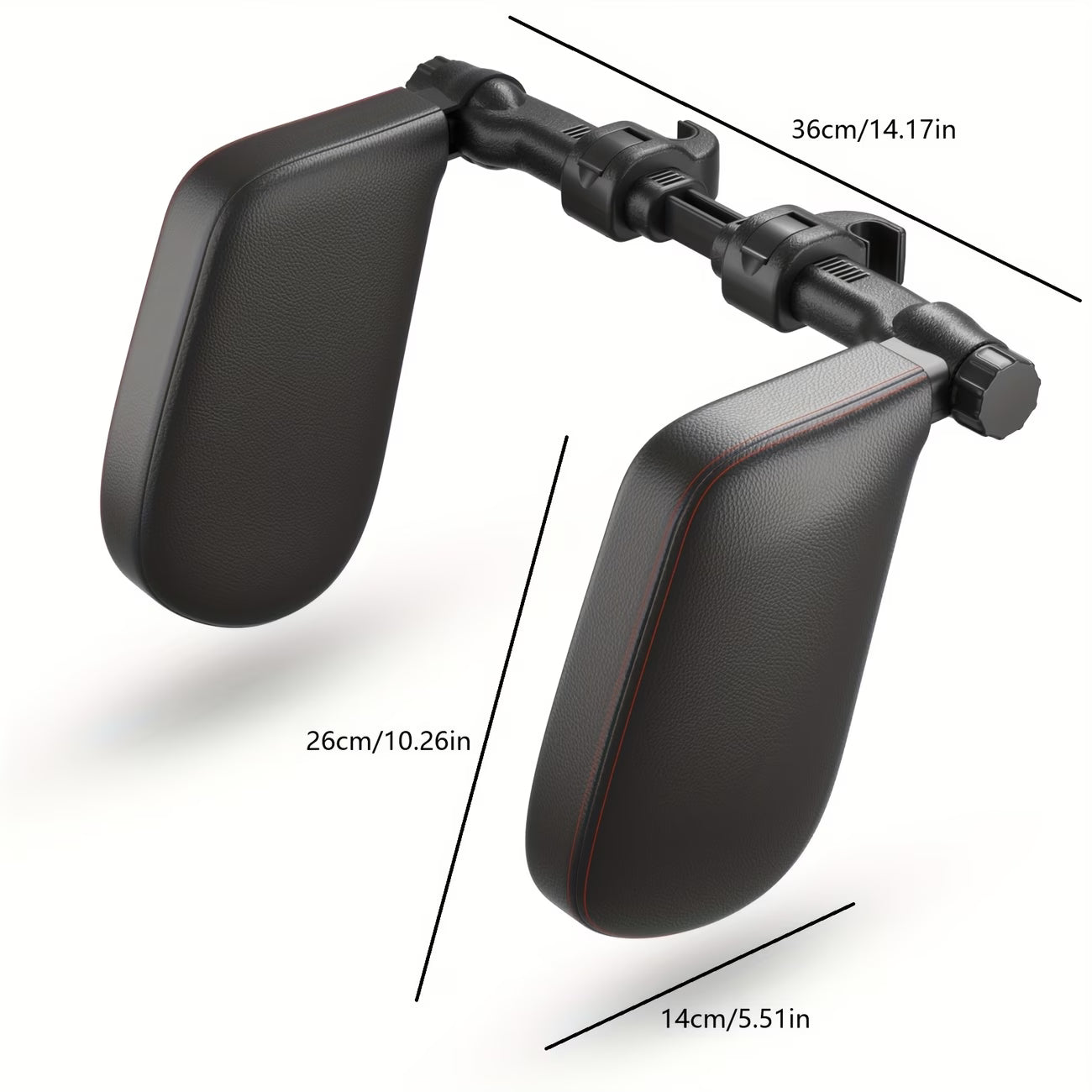 Adjustable Car Headrest Pillow for Side Sleeping