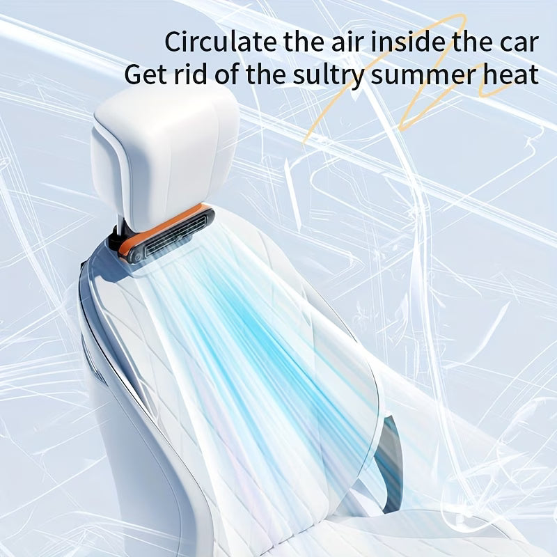 USB Powered Cord Portable Car Seat Cooling Fan