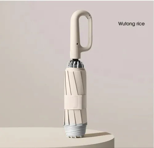 रिङ बक्ला छाता, परावर्तक सुरक्षा स्ट्रिप सहित, मजबुत हावा-प्रतिरोधी र यात्रा गर्न सजिलो पोर्टेबल डिजाइन