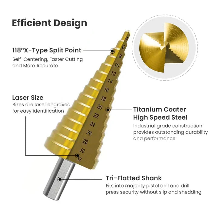उच्च-गति रिमिंग पगोडा दाँतको सेट (६ पिस)