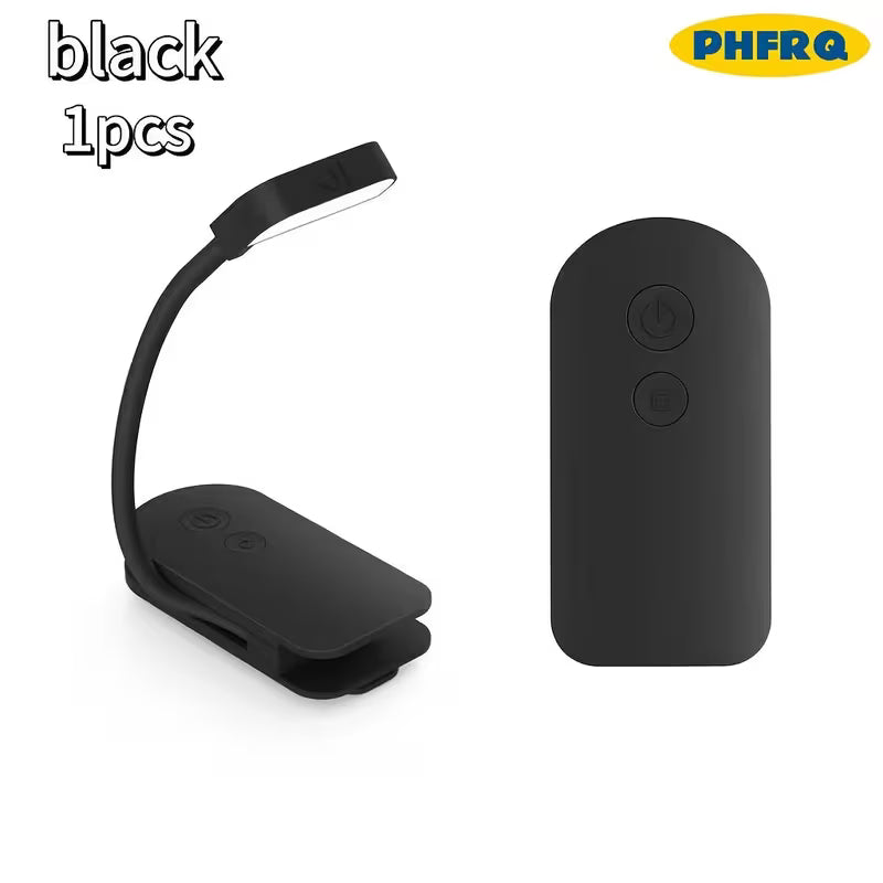 3-Color Temperature Adjustable Portable Clip Reading Light