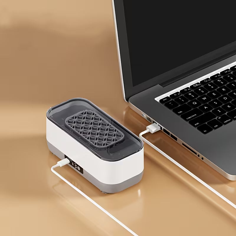 portable glasses, braces,dentures, jewelry cleaner