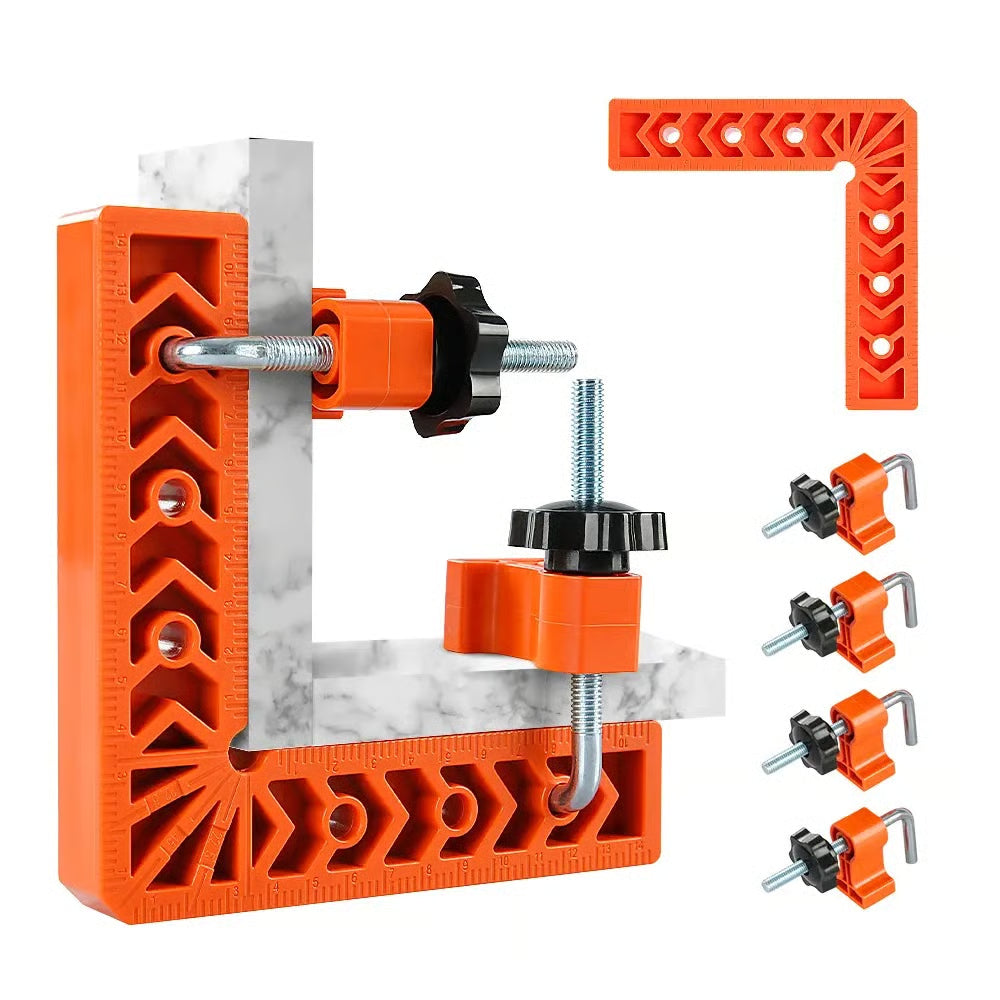 4PCS Right Angle Clamp Kit –multi-surface adjustable fastening tool