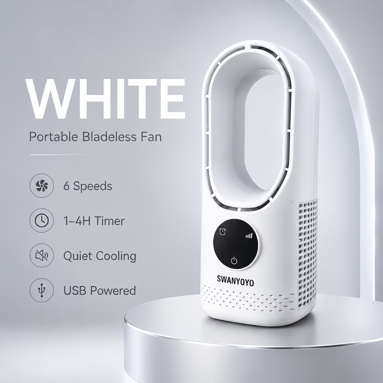 Portable Air Conditioning Fan USB Tower Fan