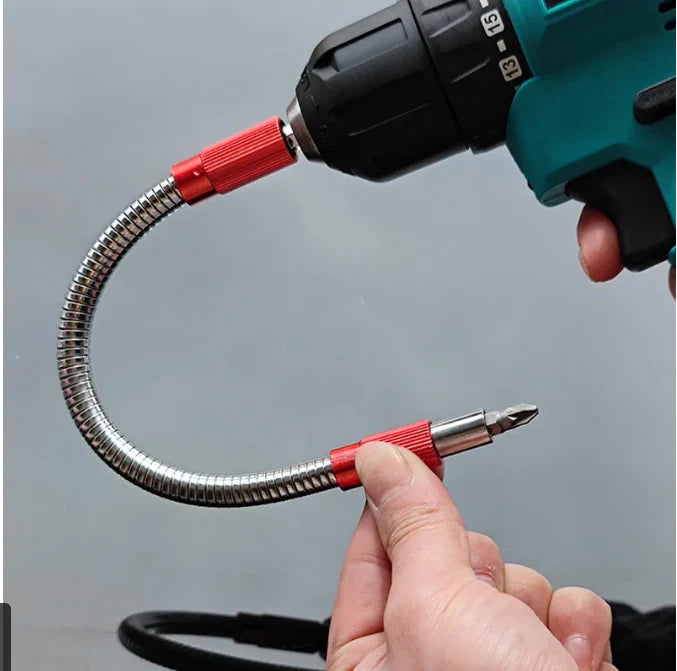 Hexagonal Shank Metal Flex Universal Extension Bit Holder