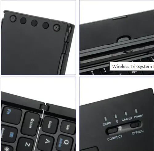 💥Wireless Tri-System Bluetooth Foldable Keyboard