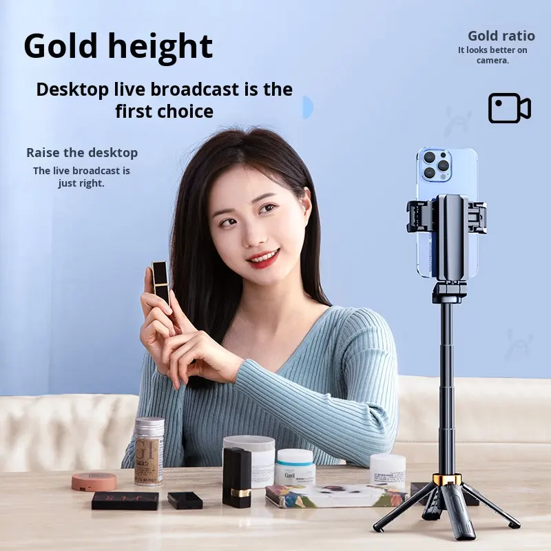 3-in-1 Bluetooth Selfie Stick & Tripod – Snap, Stream, Create Anywhere!