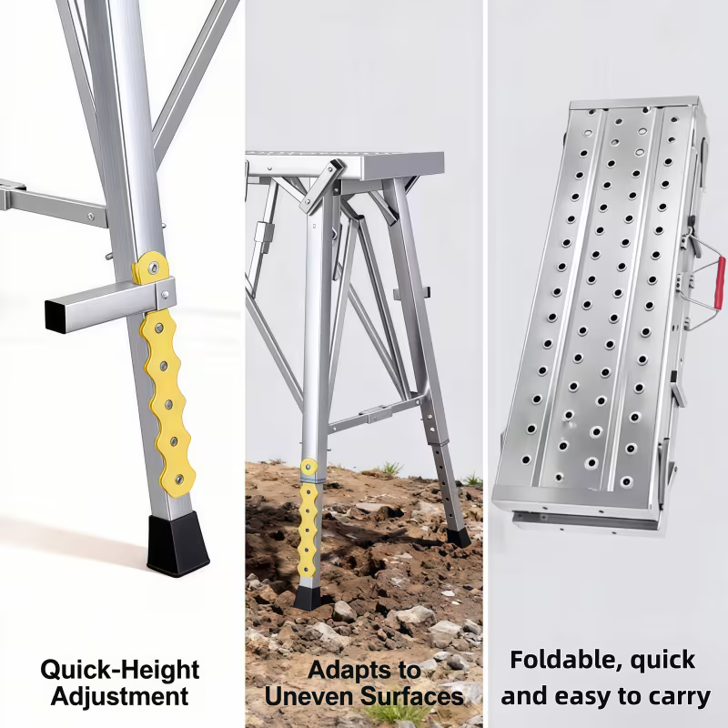 Portable Adjustable Height Support Platform