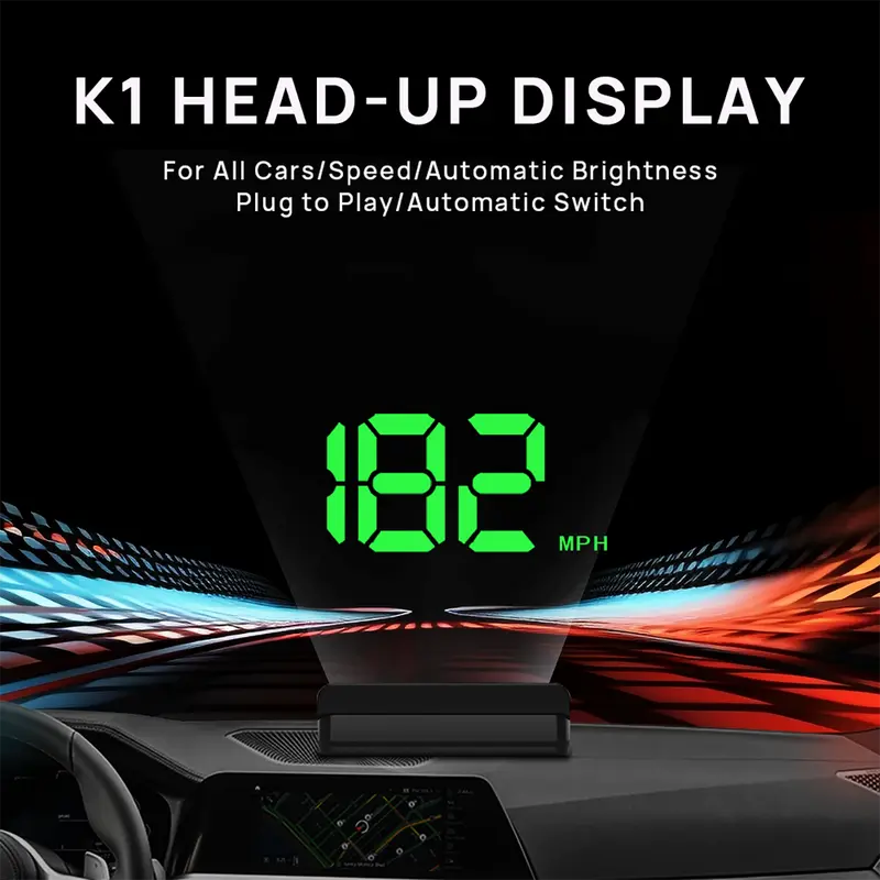 🚗 Car Head up Display GPS Digital Speedometer 🌎