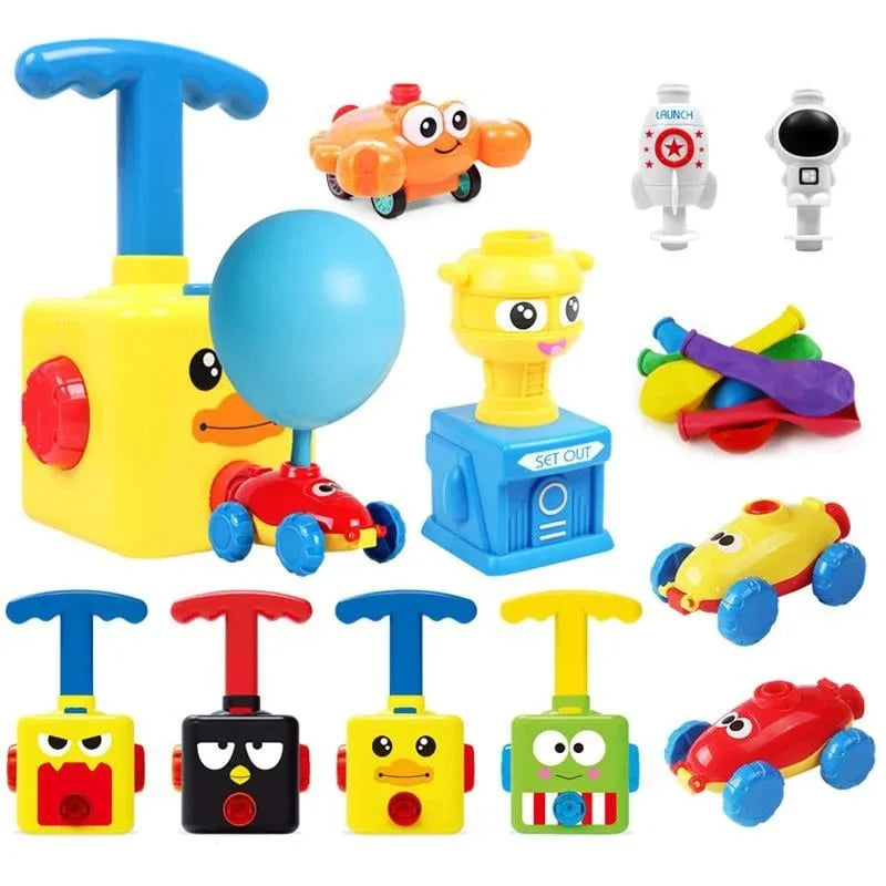 🎁Fun Packed Balloon Car Toy Pump Set