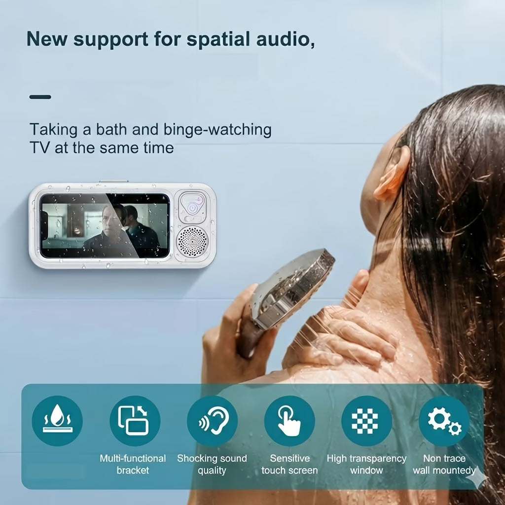 Wireless Shower Phone Holder