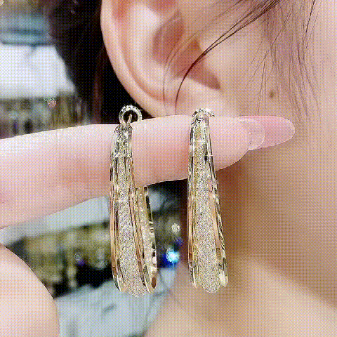 🔥To My Best Friend-Fashion Oval Earrings