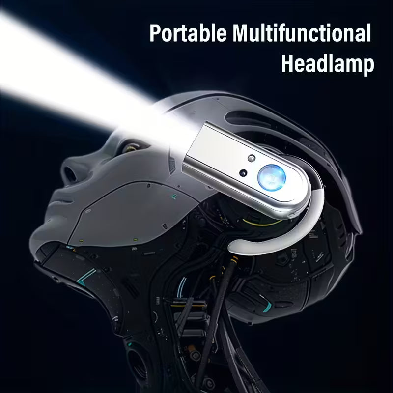 Rechargeable Super Bright Hands-Free Ear Headlamp with Motion Sensor