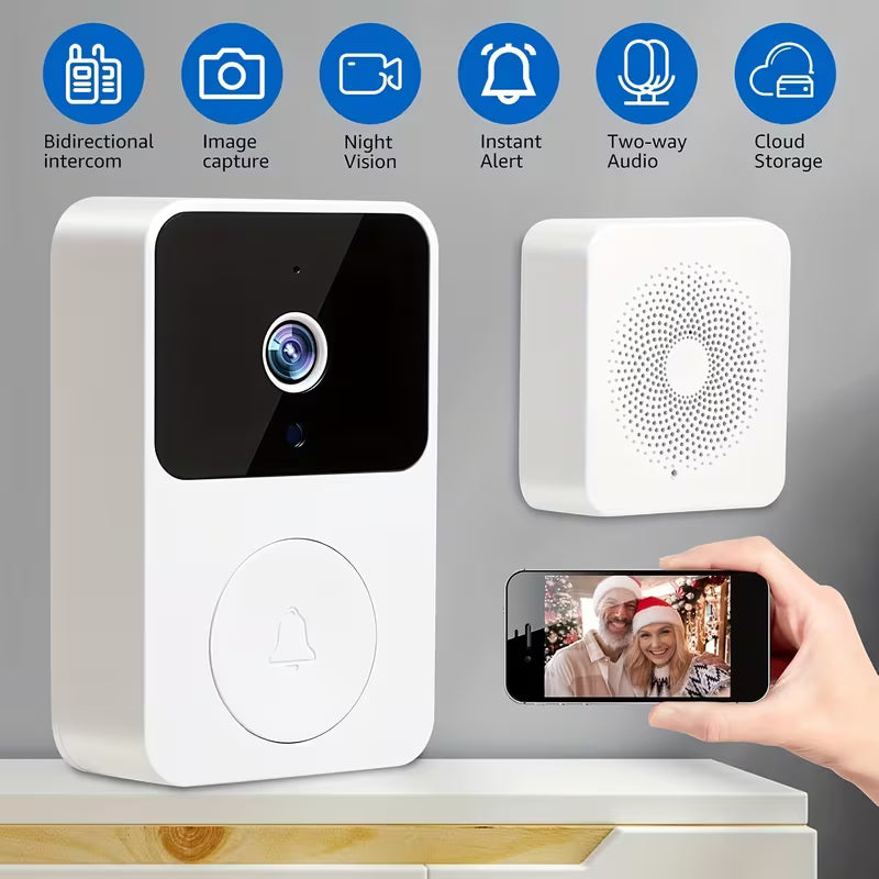 Wireless Smart Video Doorbell Camera