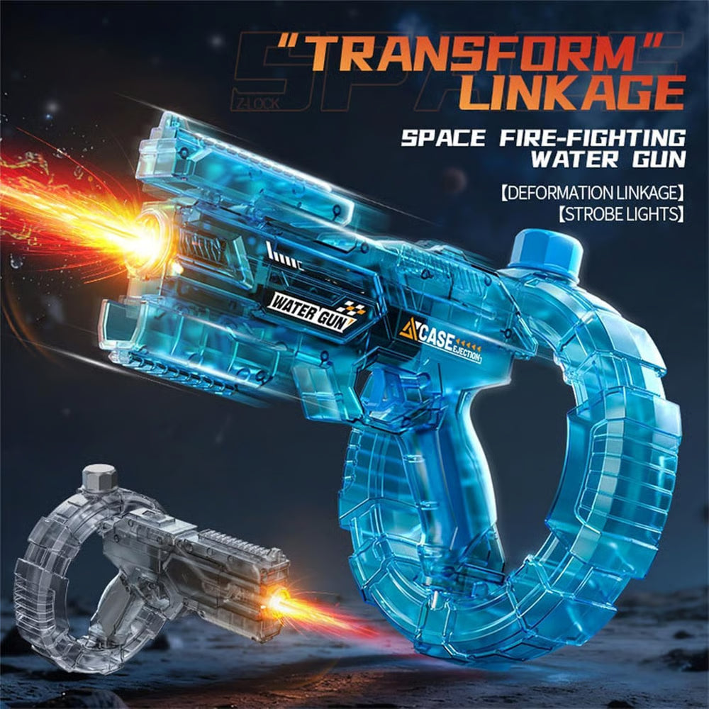 SplashyGun Pro: Immersive Light & Sound Electric Water Blaster