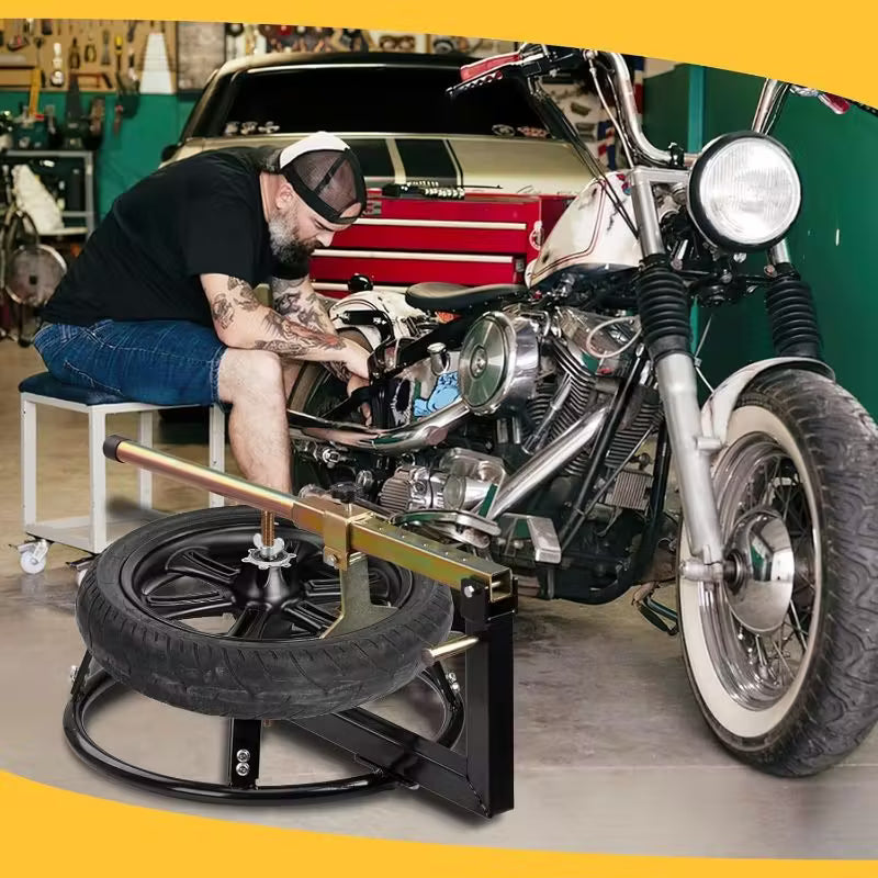 मोती ब्रेकर मोटरसाइकल र डर्ट बाइक टायर चेन्जर माउन्ट