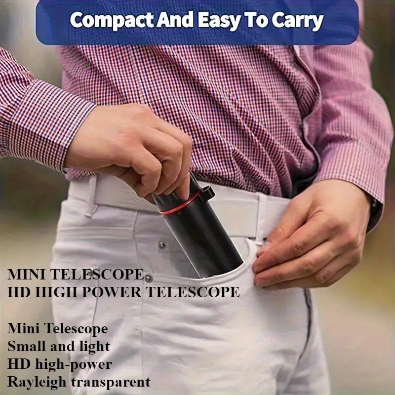 १x पोर्टेबल एक आँखको टेलिस्कोप