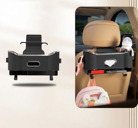 कार सिट पछाडिको लागि बहुउद्देश्यीय भण्डारण बाकस