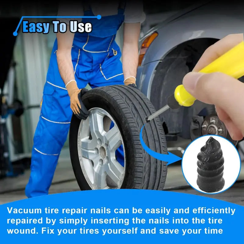 60 Tire Repair Screw Plugs 🚗