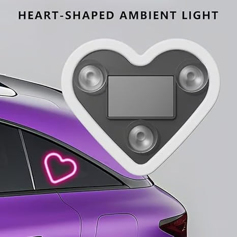 🚗Heart-Shaped Car Ambient Light