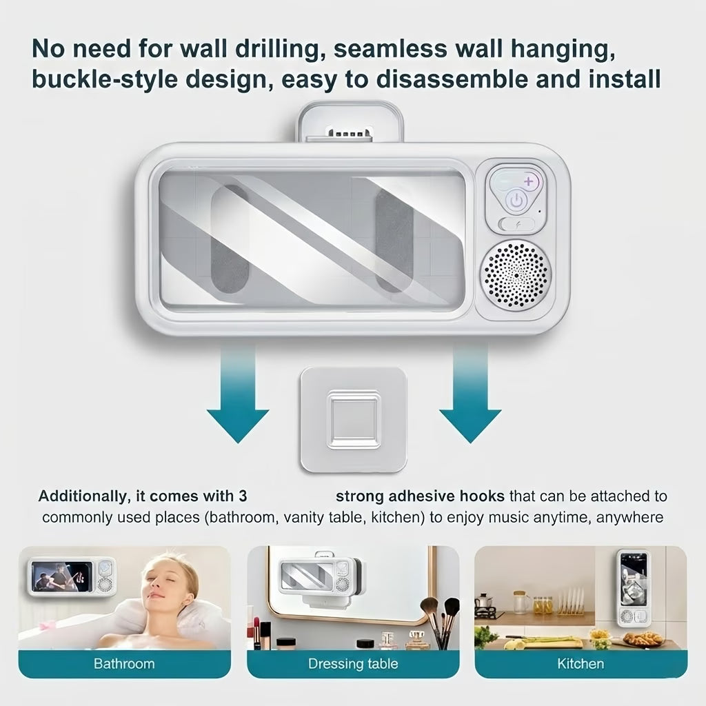 Wireless Shower Phone Holder