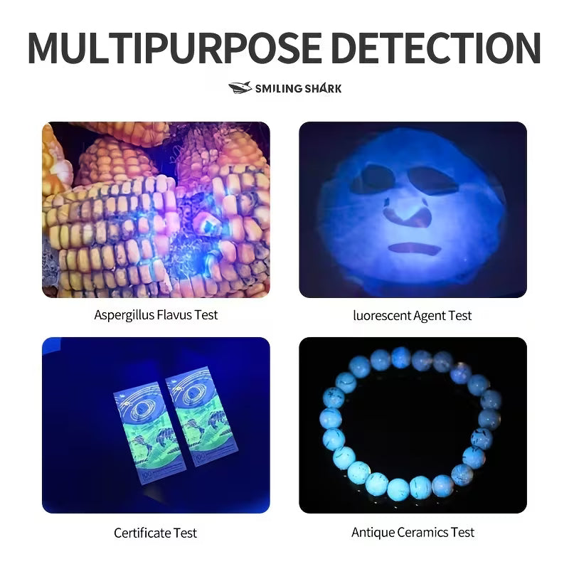 Fluorescent Agent Detection Pen – Mini UV Identification Flashlight