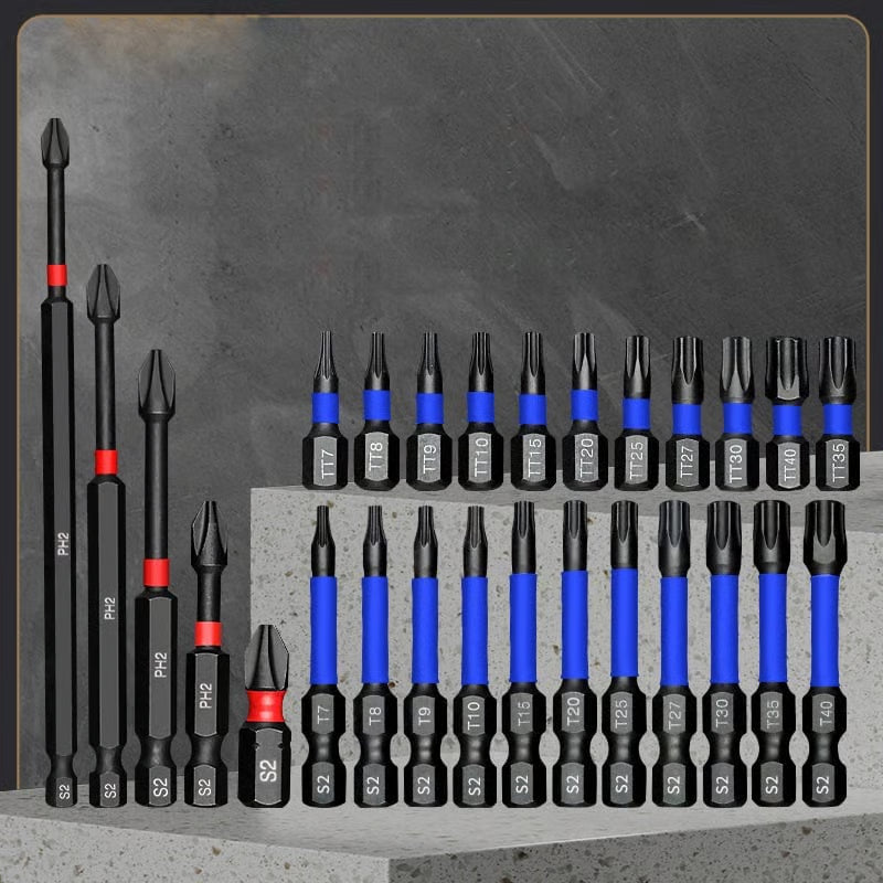 40-Piece Magnetic Impact Screwdriver Bit Set