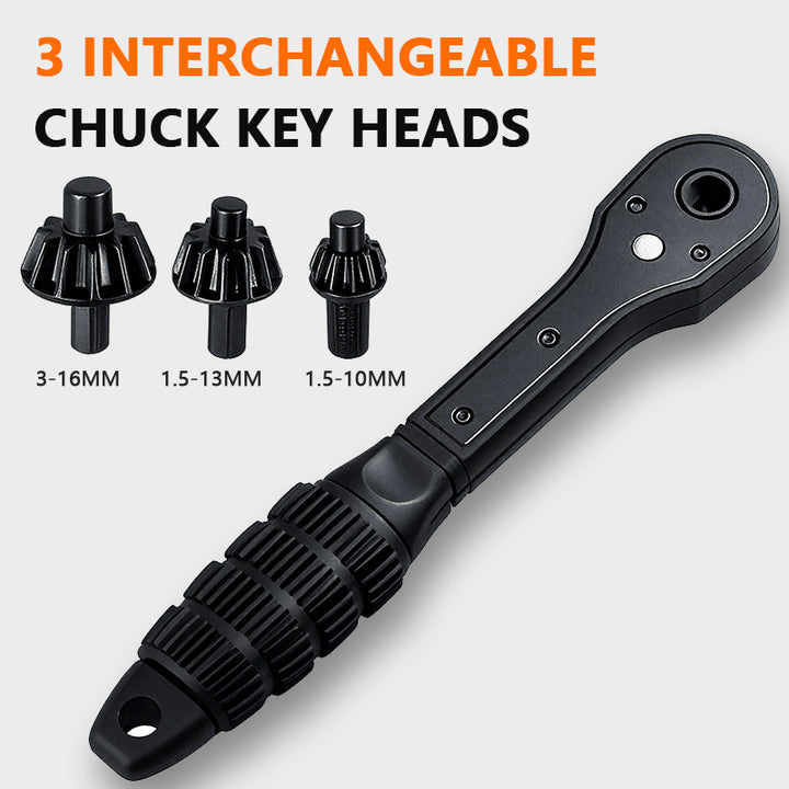 🛠️ २-इन-१ ड्रिल चक र्याचेट स्प्यानर