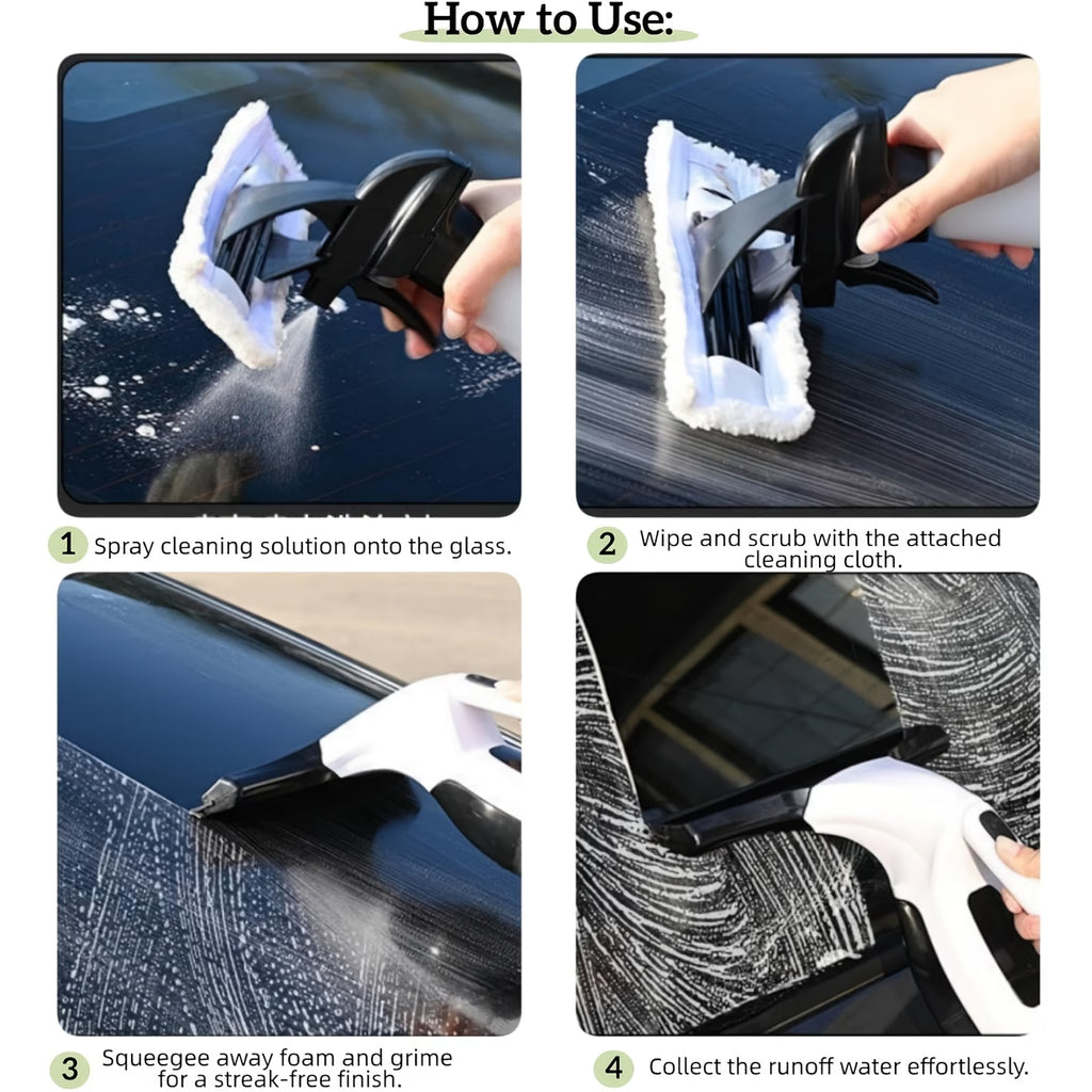 Window Vacuum Squeegee Cordless