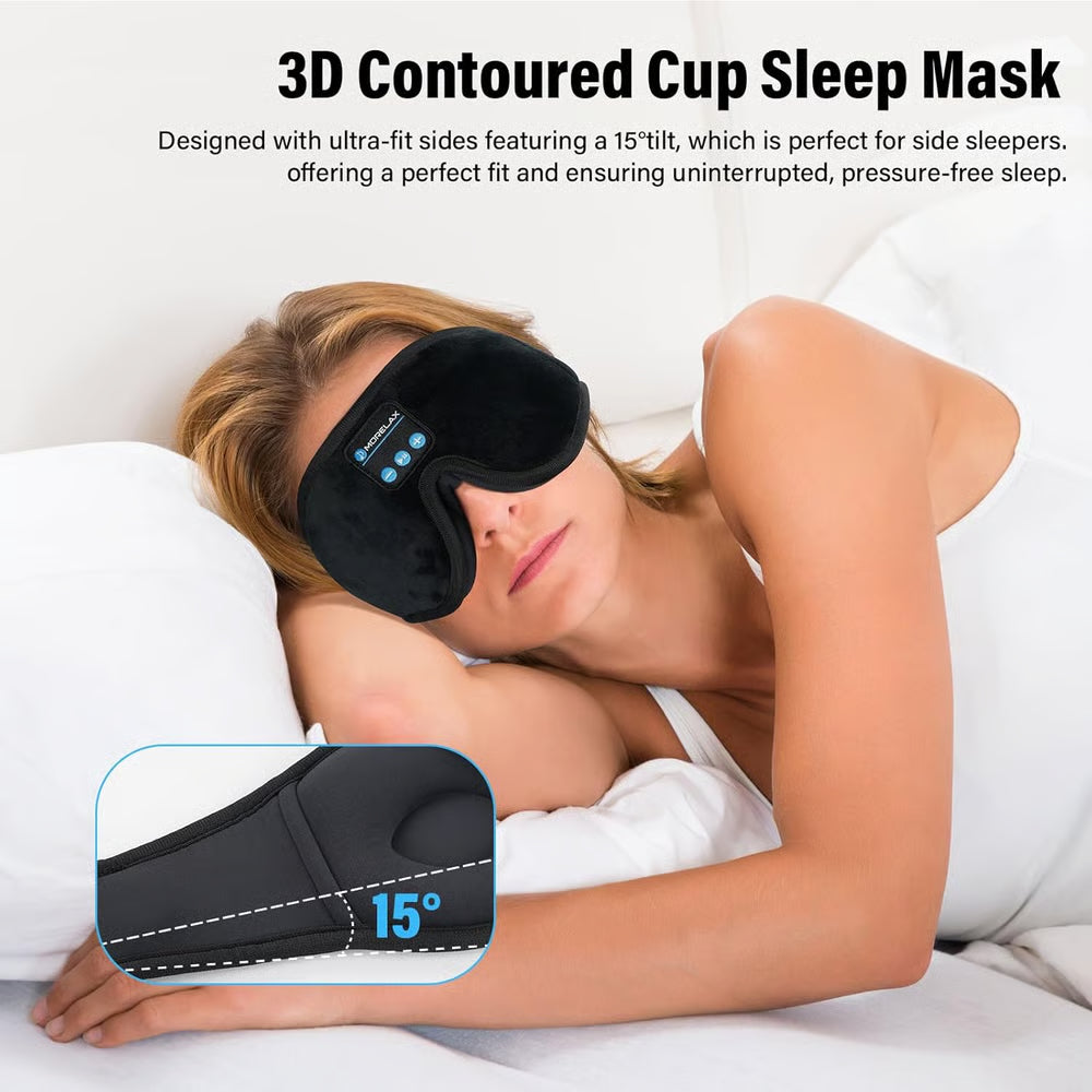 🎧😴3D Bluetooth Sleep Mask Headphones✨🌙