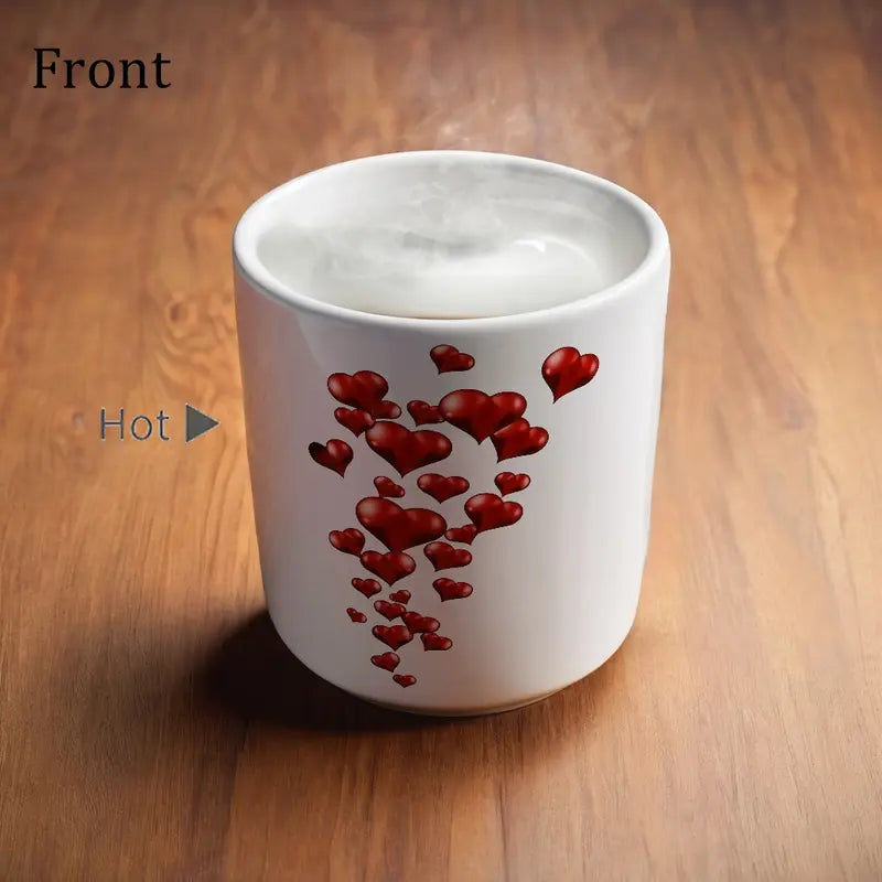 💥Heart-Shaped Color Changing Ceramic Mug✨☕️