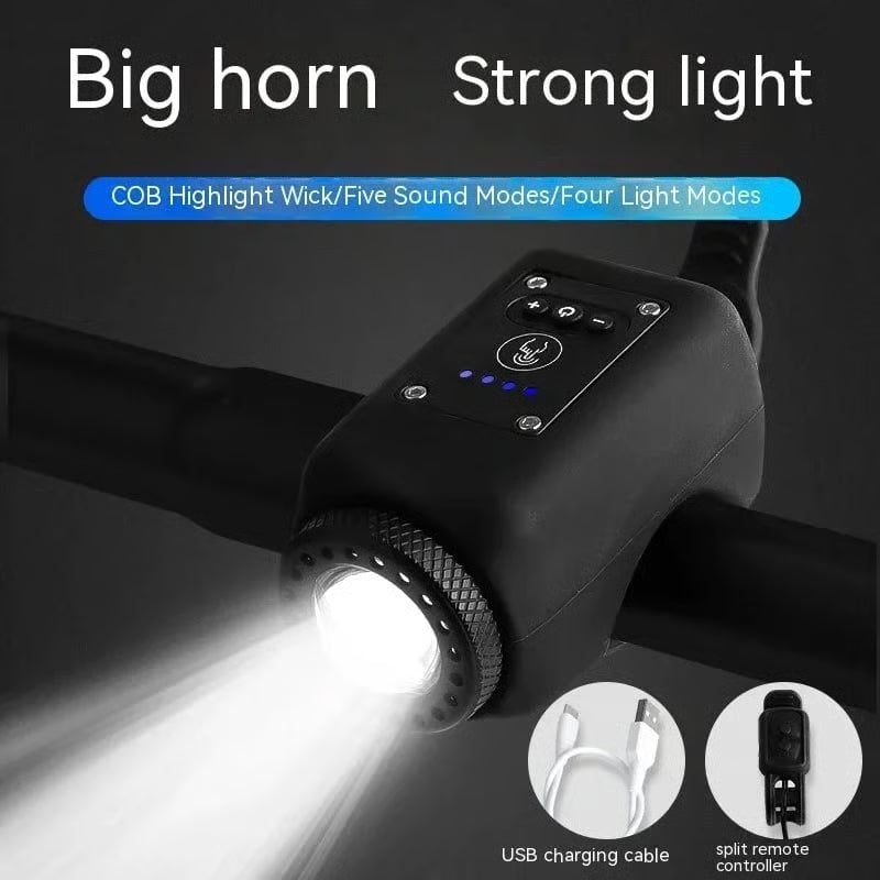2-in-1 Bike Light and Horn