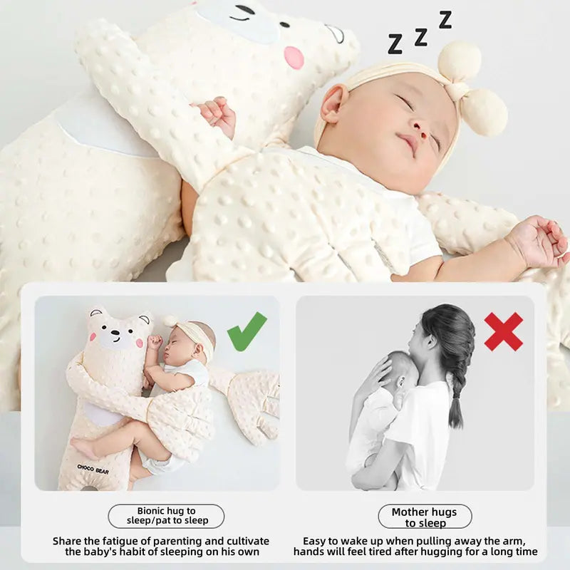 Baby patting sleep pillow