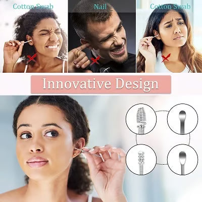 २०२५ को सबैभन्दा व्यावसायिक कान सफा गर्ने उपकरण — इयरवैक्स क्लिनर टुल सेट