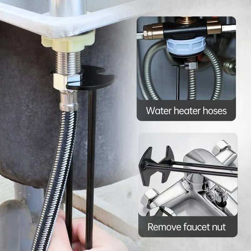 Upgraded Multifunctional Sink Wrench Set for Faucet Installation in Tight Spaces(2PCS)