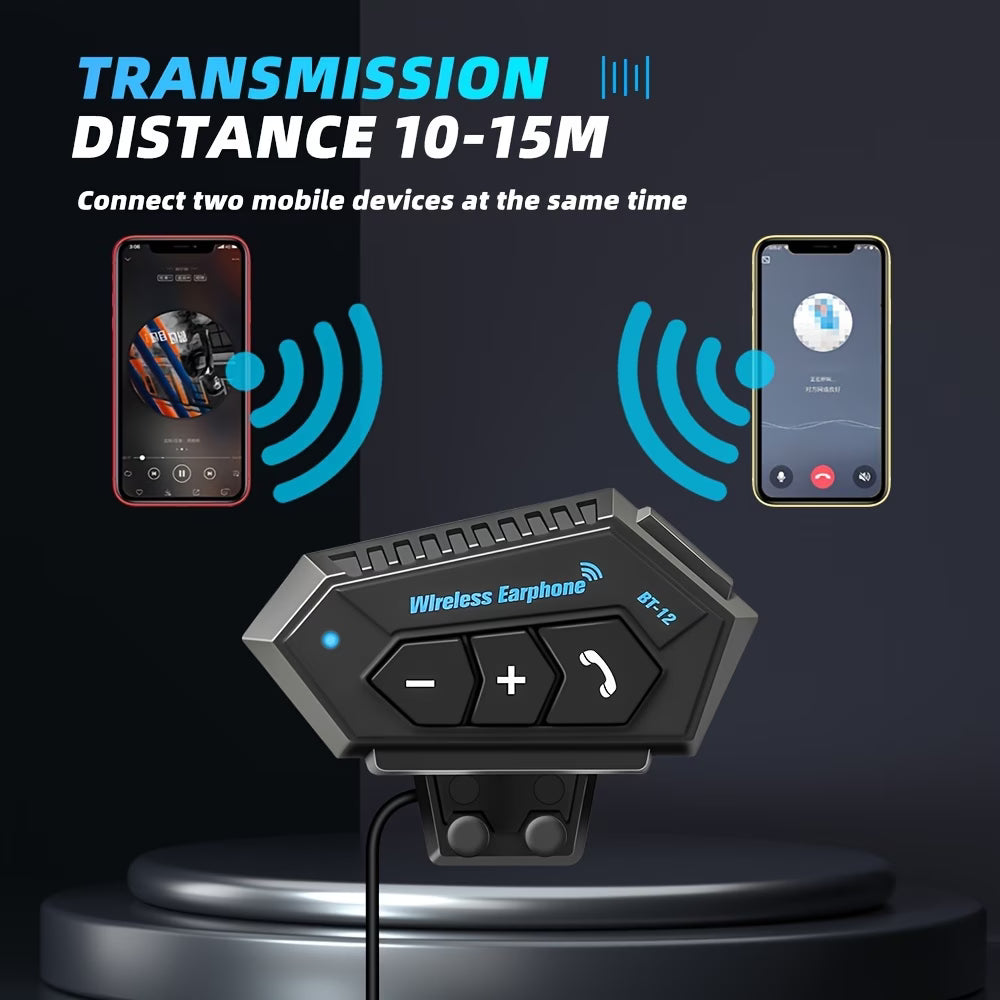 Wireless Motorcycle Helmet Earphone Headset