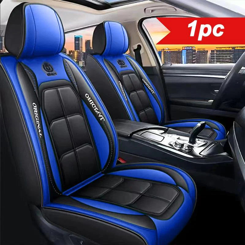 PU leather car seat covers, front set, universally suitable for sedans, SUVs and trucks