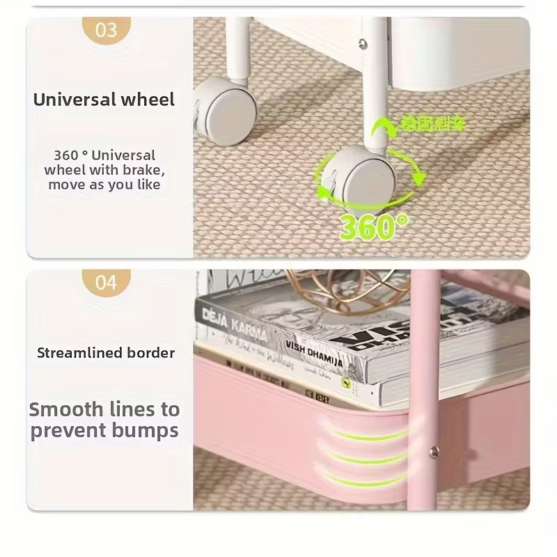 दृढ कार्बन स्टिल बहुप तह वाला अर्गनाइजर र्याक