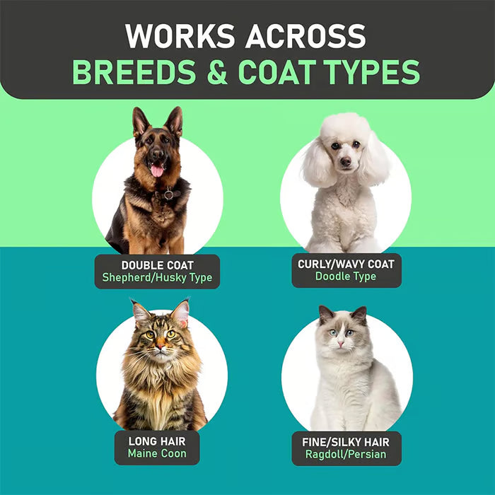 🔥Dual-Sided Pet Grooming Comb for Dogs & Cats