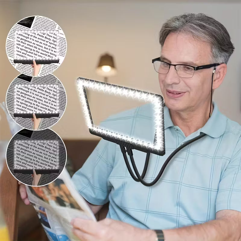 Magnifying Glass with Light 43 Ultra-Bright LEDs