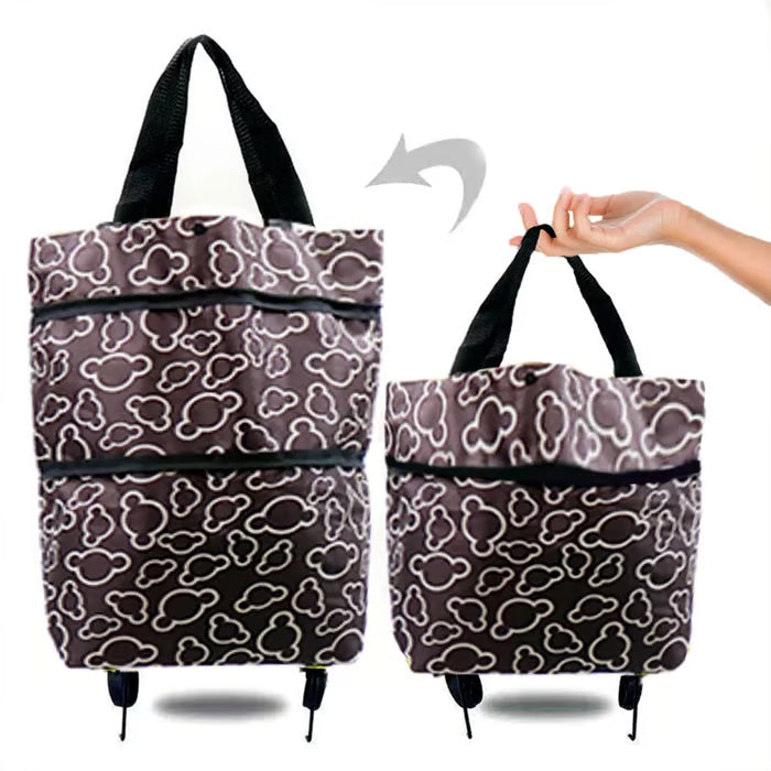 🔥Foldable trolley shopping bag