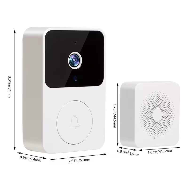 Wireless Smart Video Doorbell Camera