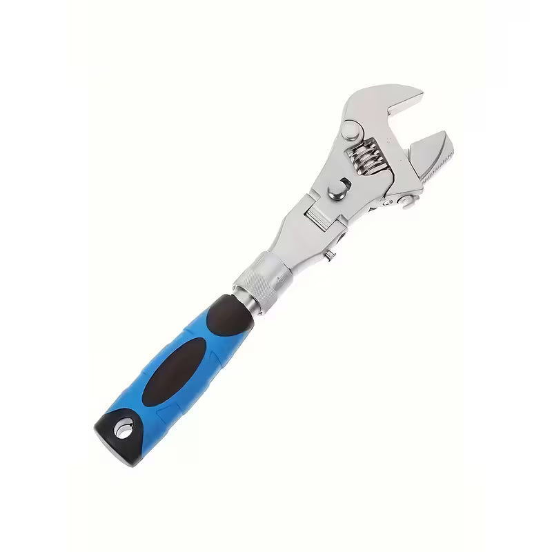 Flexhead Adjustable Wrench 10inch to 12 inch Ratcheting Crescent Wide Jaw Wrench