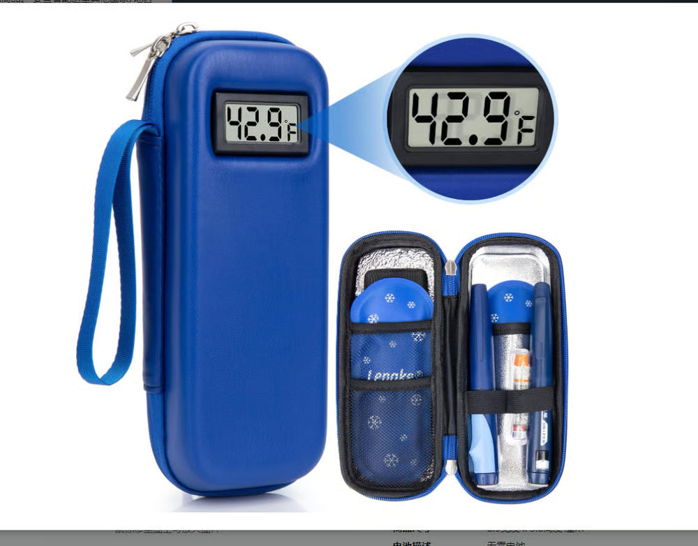 🌡️Insulin Cooler Travel Case with Temperature Display 💊❄️