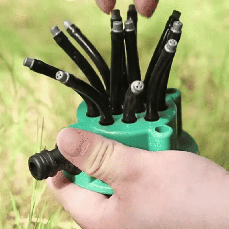 12-in-1 Garden Irrigation System - Adjustable 360-Degree Sprinkler for Efficient Watering