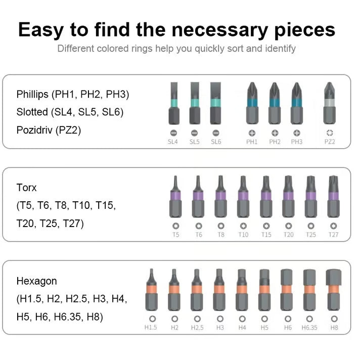 ✨ 24-IN-1 Magnetic Screwdriver Set