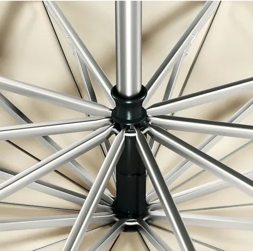 रिङ बक्ला छाता, परावर्तक सुरक्षा स्ट्रिप सहित, मजबुत हावा-प्रतिरोधी र यात्रा गर्न सजिलो पोर्टेबल डिजाइन