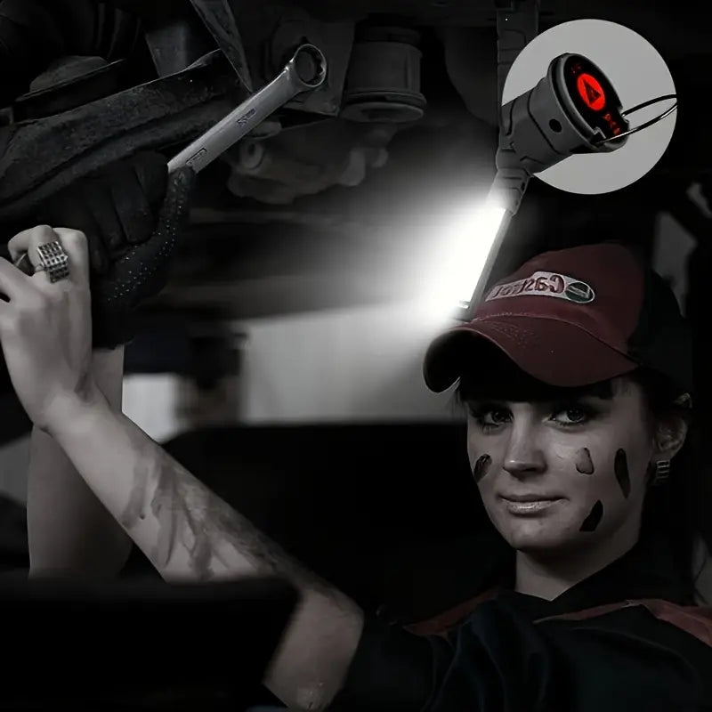 MACROCOSM रिचार्जेबल LED टर्च – शक्तिशाली, चुंबकीय र फोल्डेबल