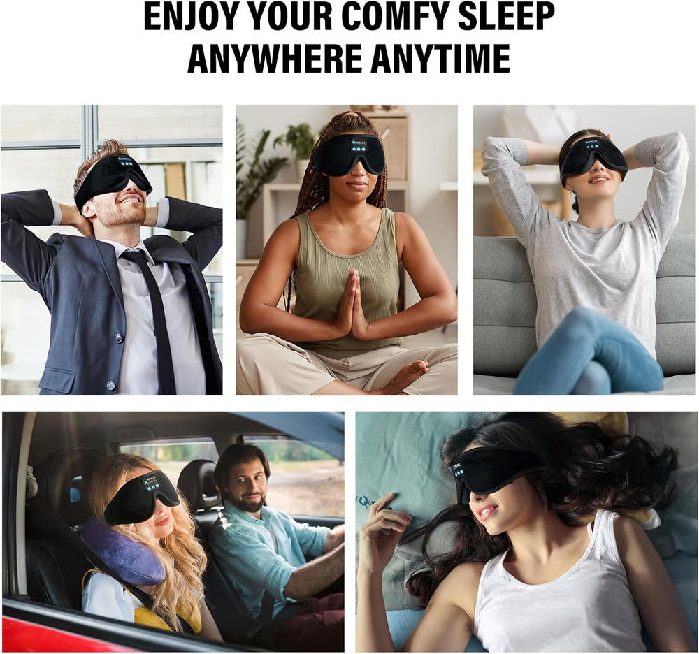 🎧😴3D Bluetooth Sleep Mask Headphones✨🌙