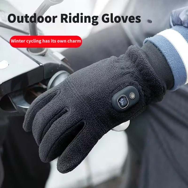 मोटो कार्य पञ्जा, भित्री ब्याट्री तातो प्रणालीसहितका बिजुली तातिने पञ्जा — हात तातो राख्नका लागि।